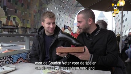 24-10-2015 Simon Gustafson ontvangt Gouden Veter