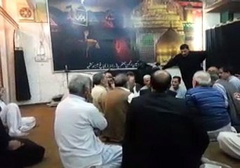 KASHMIRI MAJLIS IN BAGH 2015 ZAKIR SYED SAFDAR KAZMI