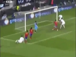 Christiano Ronaldo gets angry after nani stops his goal