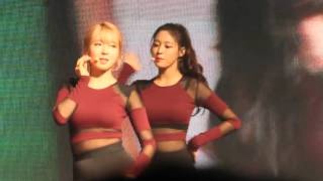 [FANCAM] 151011 AOA Heart Attack In HK - short hair (seolhyun Focus)