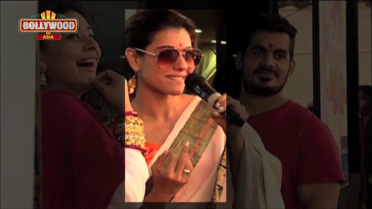 SHOCKING! Kajol Shows MIDDLE Finger At Durga Puja