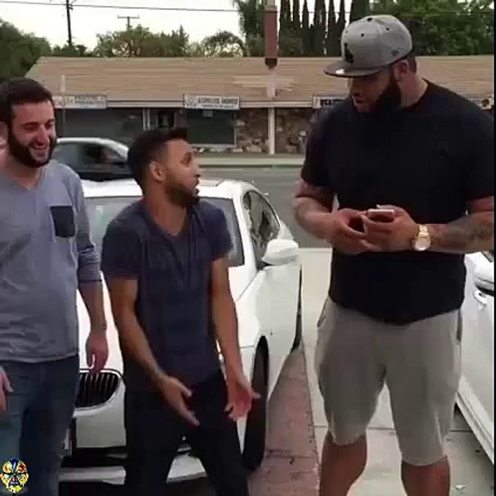 When you tell your big friend a joke