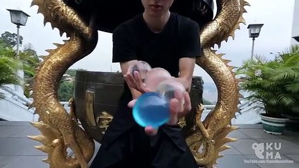 Магия со стеклянными шарами.  Contact Juggling - His Skills are Totally Hypnotizing