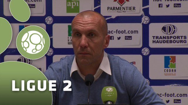 Conférence de presse Havre AC - FC Sochaux-Montbéliard (2-1) : (HAC) - Albert CARTIER (FCSM) - 2015/2016