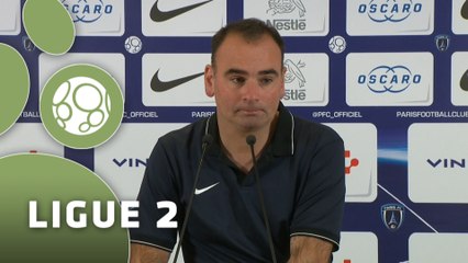 Conférence de presse Paris FC - Chamois Niortais (1-1) : Denis RENAUD (PFC) - Régis BROUARD (CNFC) - 2015/2016