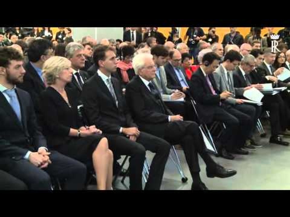 Milano - Mattarella inaugura anno accademico Politecnico (26.10.15)