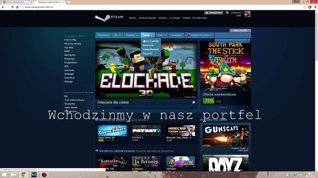 [#1PORADNIK] Jak doładować steam za dowolną kwotę.