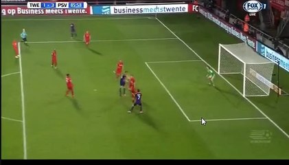Gastón Pereiro Goal - Twente 1 - 3 PSV - Eredivisie - 24/10/2015