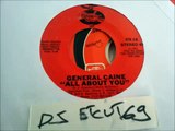 GENERAL CAINE -ALL ABOUT YOU(RIP ETCUT)GROOVE TIME REC 81 7inch