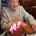 102 Years old Women from UK. Funny Birthday