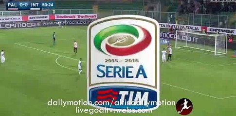 Jovetic Fantastic Free Kick Chance - Palermo vs Inter - Serie A - 24.10.2015