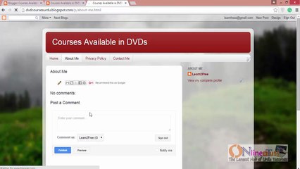 Custom Blogger Template Tutorial in Urdu Part-01