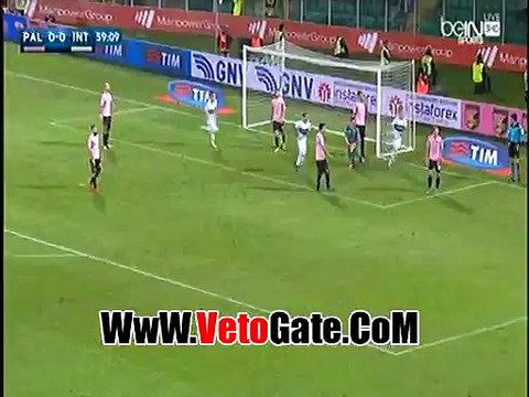 بيريسيتش يتقدم بالهدف الاول انتر ميلان فى باليرمو