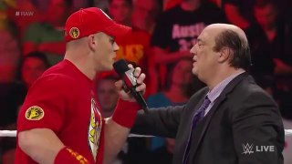 WWE RAW: John Cena and Brock Lesnar Brawl Before Night of Champions, 15 Sept, 2014 - HQ Video