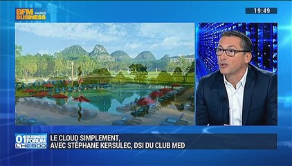 Le Cloud simplement: "Le cloud permet de tester assez rapidement des solutions pérennes pour l'entreprise", Stéphane Kersulec - 24/10