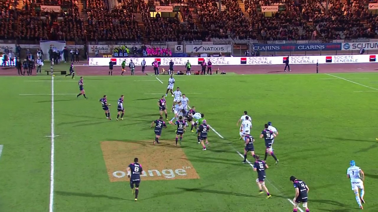 Racing-Stade Français: 27-18 - Essai Camille Chat (RAC) - J6 - Saison 2015/2016