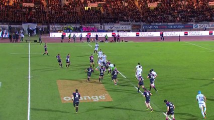 Racing-Stade Français: 27-18 - Essai Camille Chat (RAC) - J6 - Saison 2015/2016