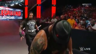 Roman Reigns Attacks Bray Wyatt - HQ-Video