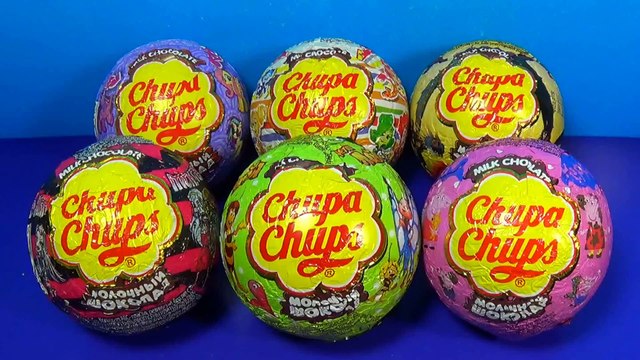 Six surprise eggs Chupa Chups Maya the Bee MONSTER HIGH My Little PONY Peppa Pig ФИКСИКИ for baby