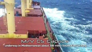 CARGO VESSEL saving 500+ refugees in high seas