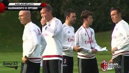 Milan training session 24.10.2015