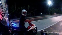 NINJA 250cc vs 135 LC Yamaha Sniper 178cc Drag race