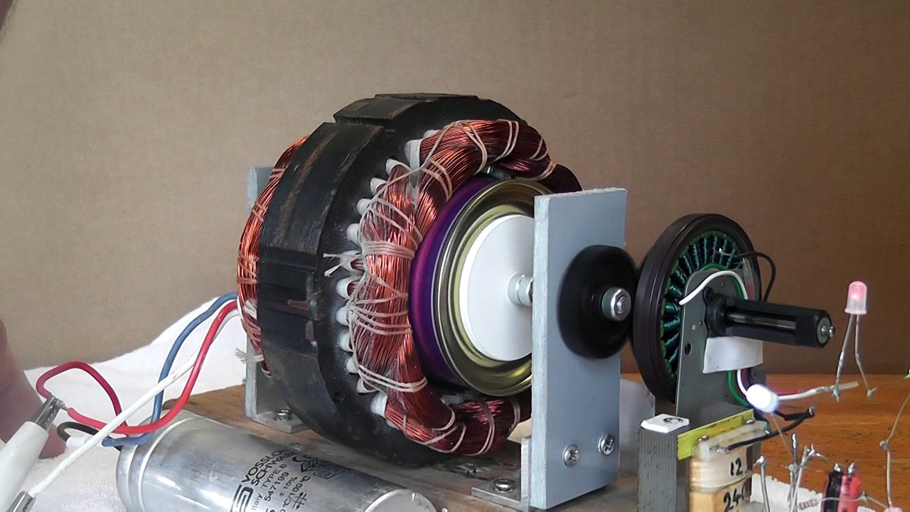 Can Induction Motor generating Electricity video Dailymotion