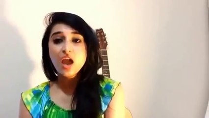 Awesome voice and song Baby Doll sung by Pakistani girl .
