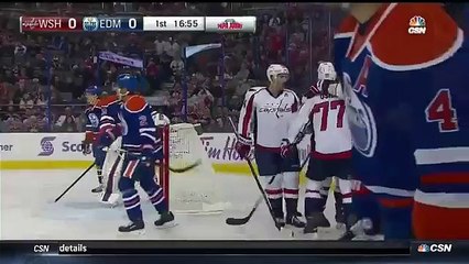 Kuznetsov records hat trick against Oilers