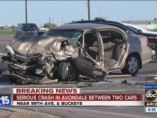 Avondale crash seriously injures 4, including child