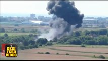 UK Plane Crashes Cars on Road, Brighton During Air Show | Plane Airshow Accident