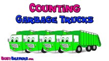 Counting Garbage Trucks | Garbage Trucks, Teach Kids Counting, Toddler Learning Video, 12