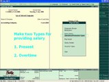 Tally.ERP 9 - Part 23  - Payroll Accounting in Tally