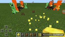 Minecraft Pocket Edition | LUCKY GOLD BLOCKS MOD | Mod Showcase 0.9.5