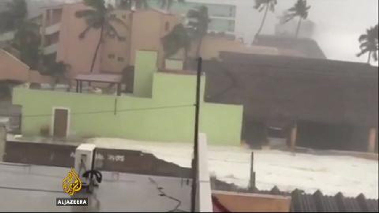 Once mighty Mexican megastorm weakens dramatically