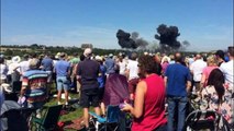Plane crashes at Shoreham Air Show in south England, casualties reported