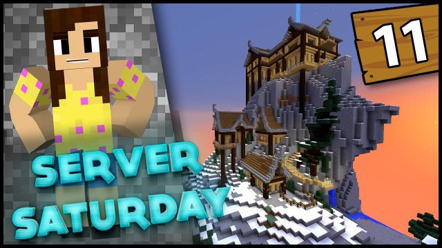 MOUNTAIN HOUSE! - Minecraft SMP: Server Saturday - Ep 11 -