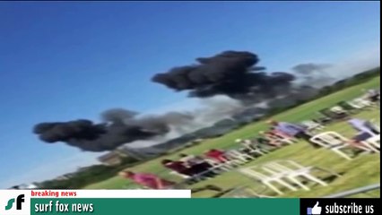 Plane crashes at Shoreham Air Show in Brighton, England