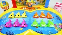 Pororo fishing toy 뽀로로 낚시게임과 로보카폴리 타요 장난감 Fishing toy