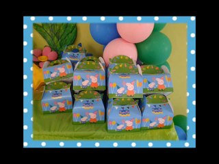 Decoración de cumpleaños Peppa Pig