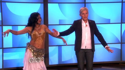 Ellen Learns to Belly Dance