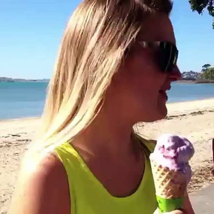 She ate bird poop without knowing it