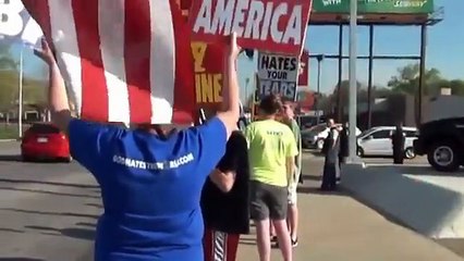 Westboro Baptist Church Member Swears and Blasphemes!