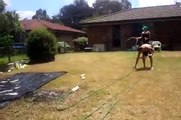 FUNNY ACCIDENT VIDEOS Fail compilation 2013 funny clips 2013 Slip n Slide Swimming pool  