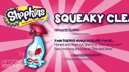 Shopkins Season 2 Cleaning and Laundry Team Characters by Cartoon Toy WebTV