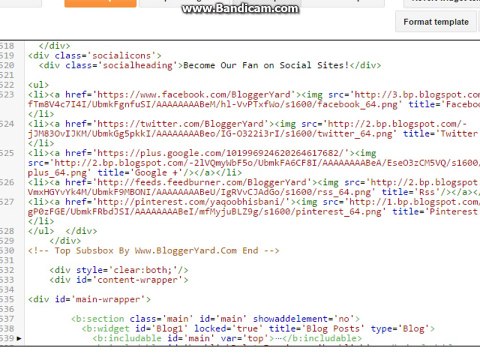 How to add your own social sites links to your blog.