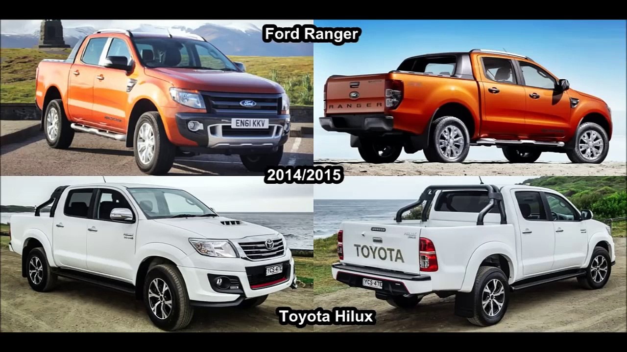 2015 Ford Ranger VS Toyota Hilux & CAR VS CAR DESIGN