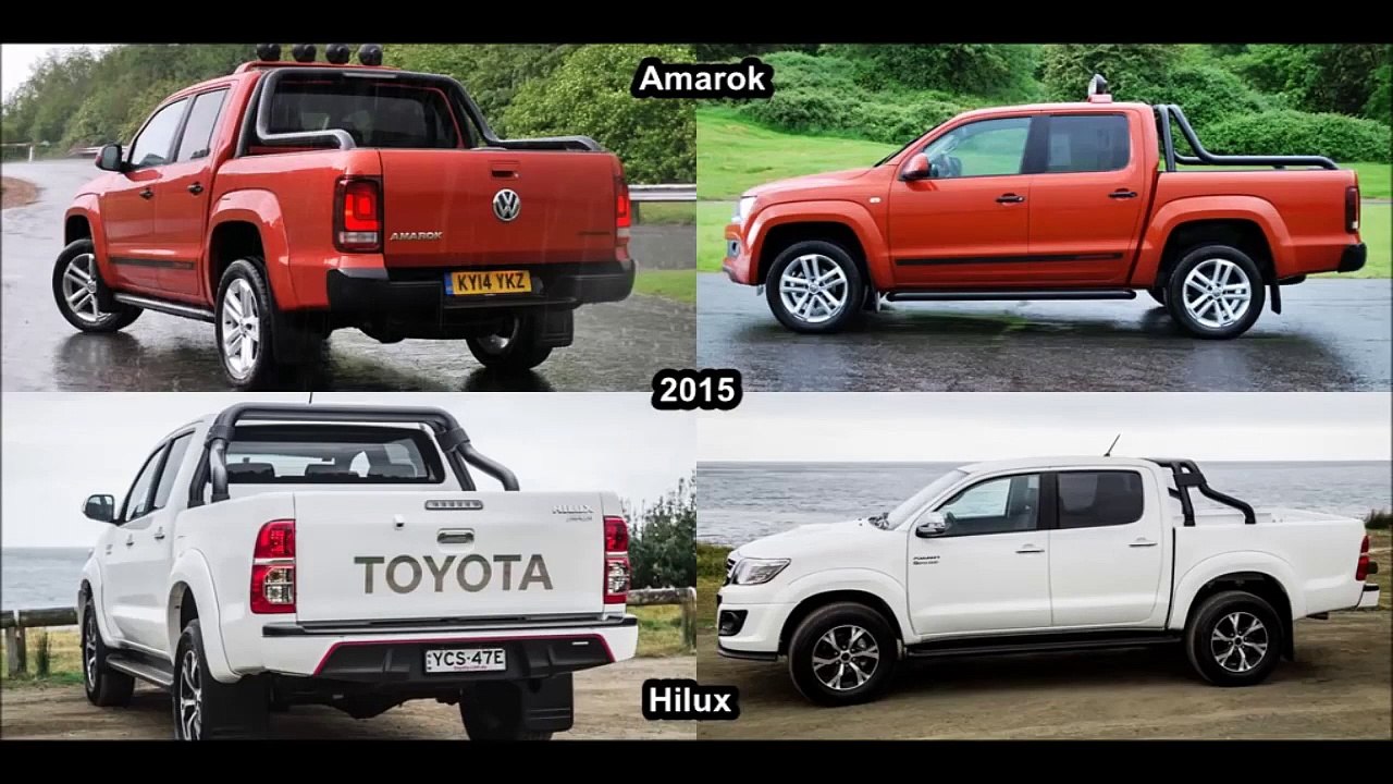 2015 Volkswagen Amarok VS 2015 Toyota Hilux & CAR VS CAR DESIGN!