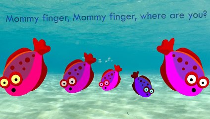 Fish Finger Family Song Fry Daddy Finger Fingerling Nursery Rhymes Full animated cartoon e