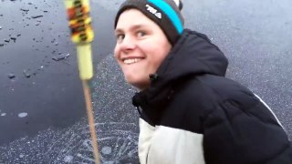 Rocket Firework Test Underwater ICE